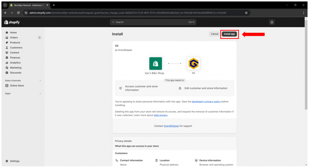 Shopify 6
